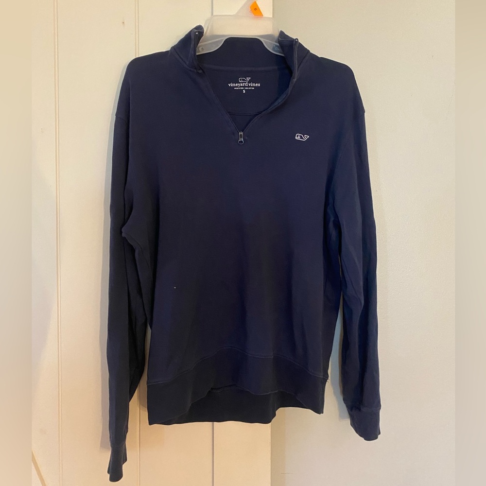 Vineyard Vines Polo Shirt Men's S Blue Golf Casual Long Sleeves